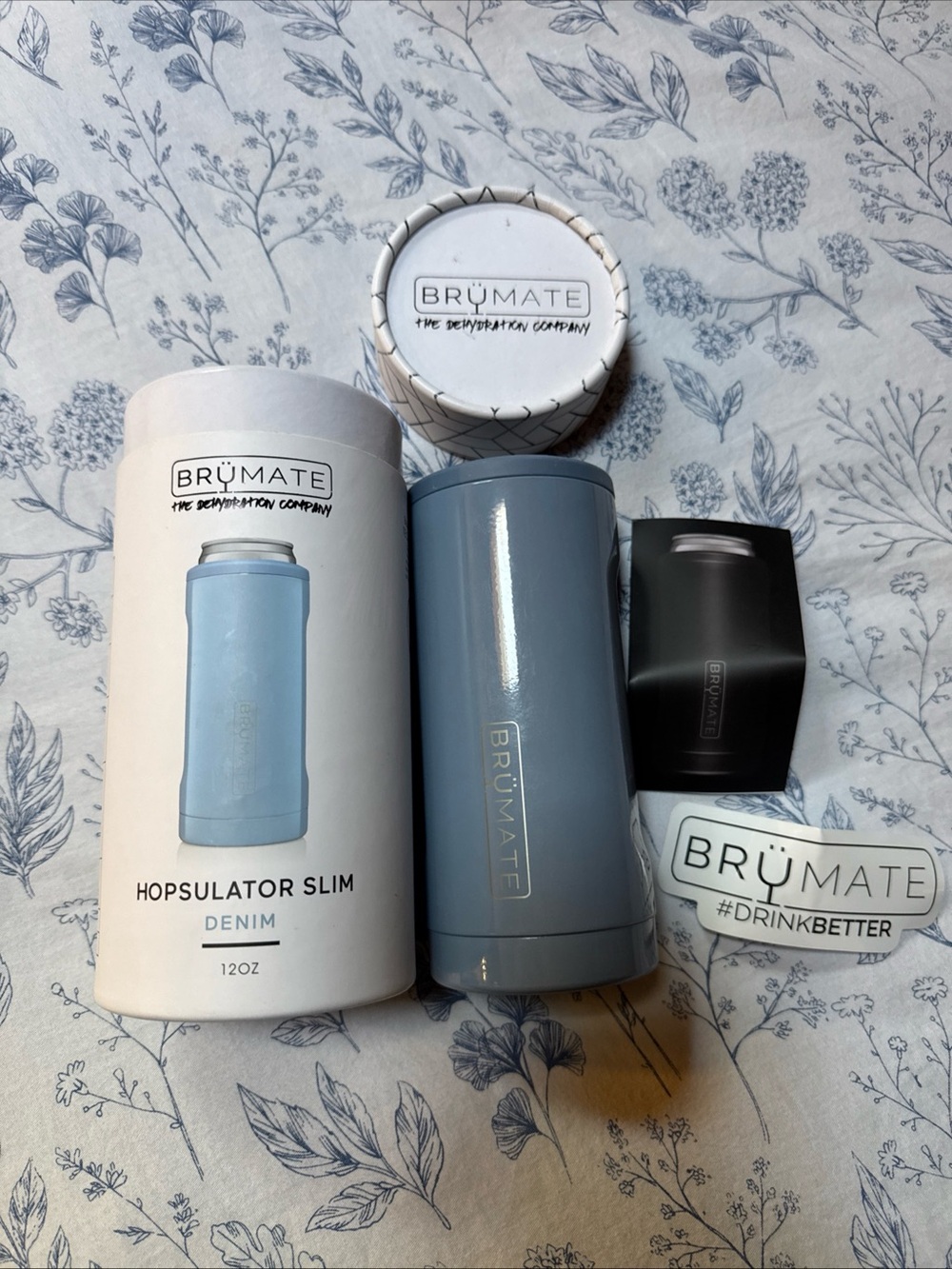Brumate Hopsulator Slim 12oz Denim